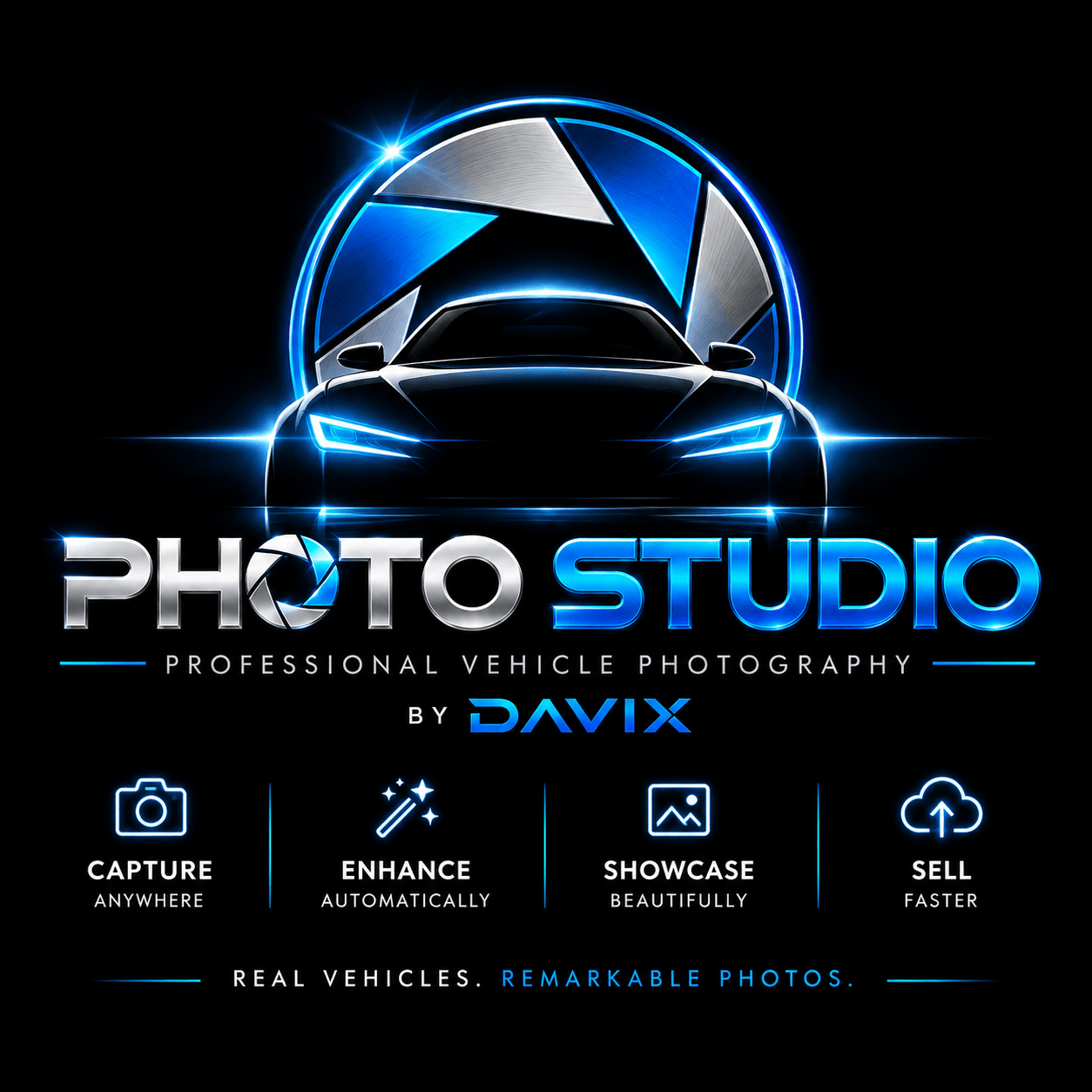 Photo Studio. Professional Vehicle Photography, by Davix. Real vehicles. Remarkable photos.